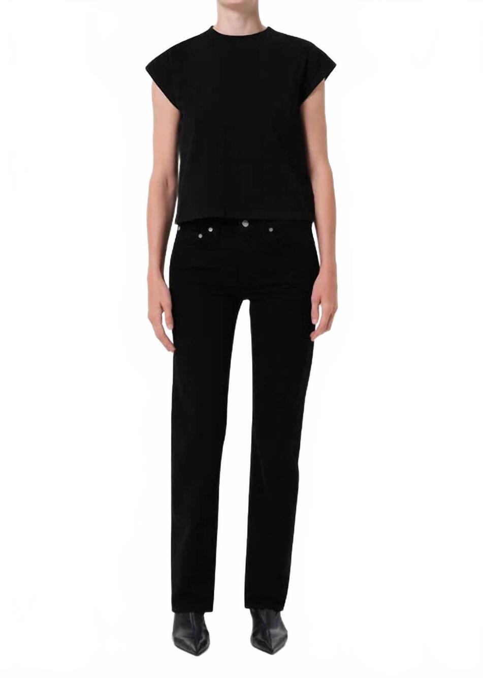 NEW AGOLDE low rise slim jeans in immersion